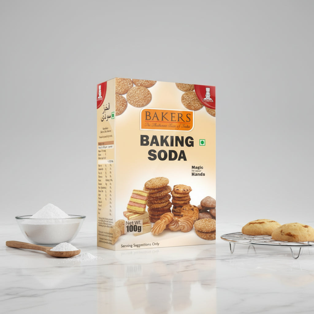 Bakers Baking Soda 100gm - All purpose raising agent for baking