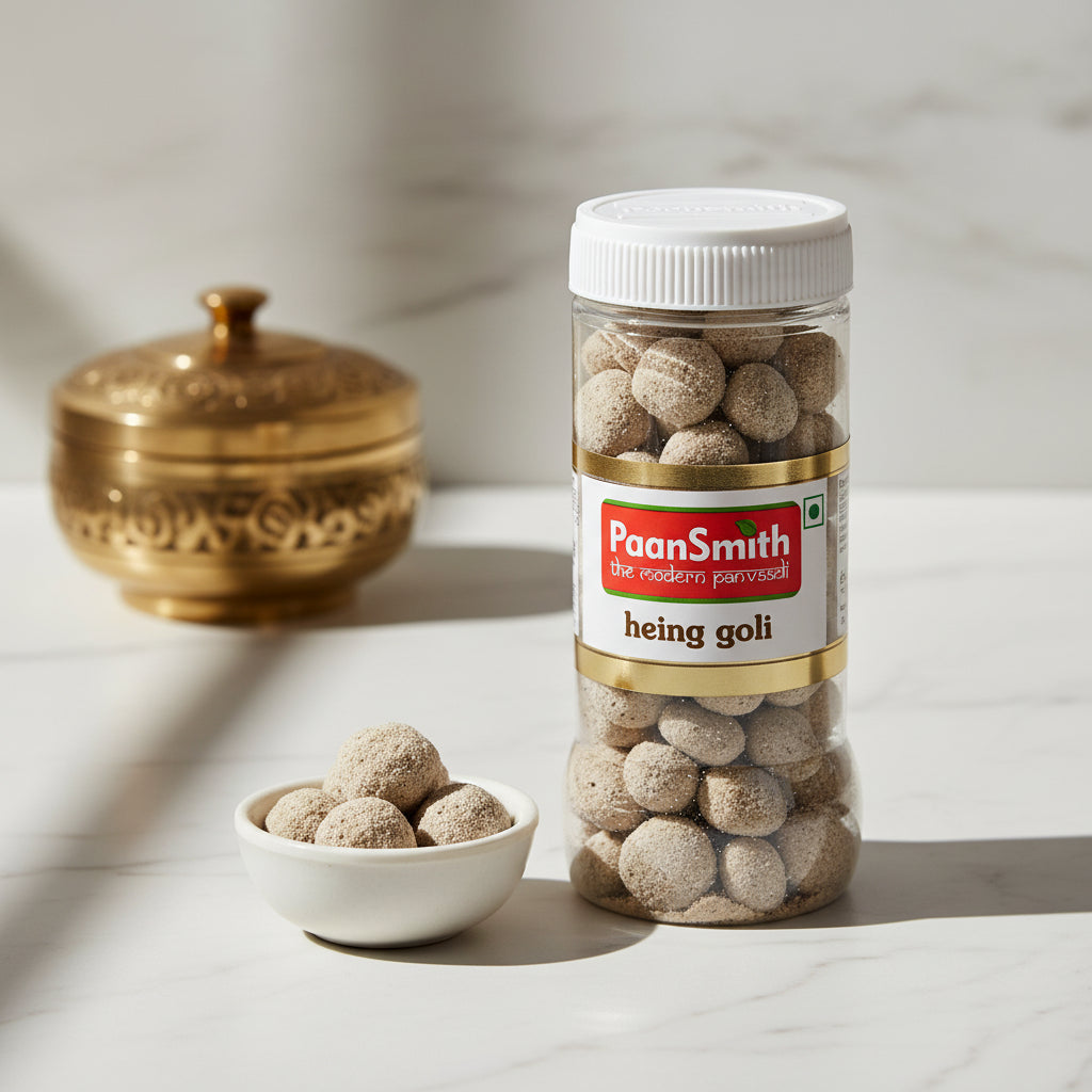 PaanSmith Heing Goli 220g pack - asafoetida digestive candy