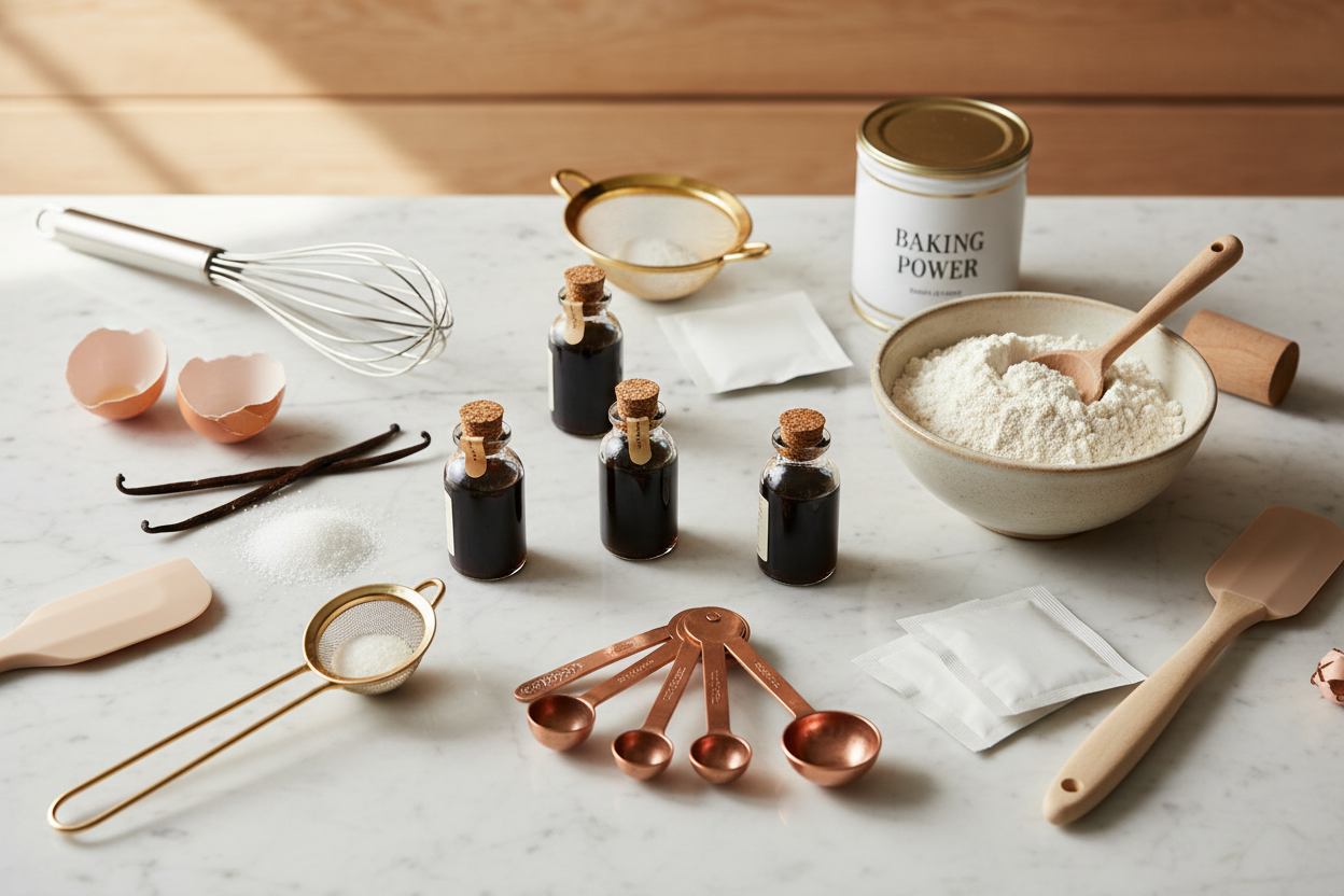 BlueBird baking ingredients including specialty flours, sugars and Morde chocolate for premium baking