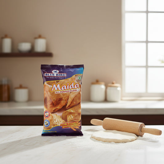 BlueBird Maida All Purpose Flour 1kg - Premium wheat flour for baking and cooking
