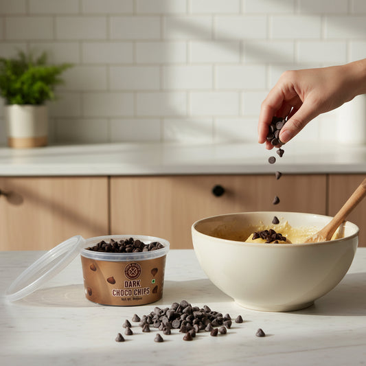 Four Clover Dark Choco Chips 90g - premium dark chocolate chips for baking