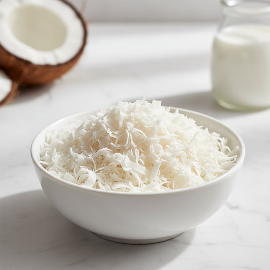 Four Clover Desiccated Coconut Flakes 100g - Fine Dry Coconut for Baking