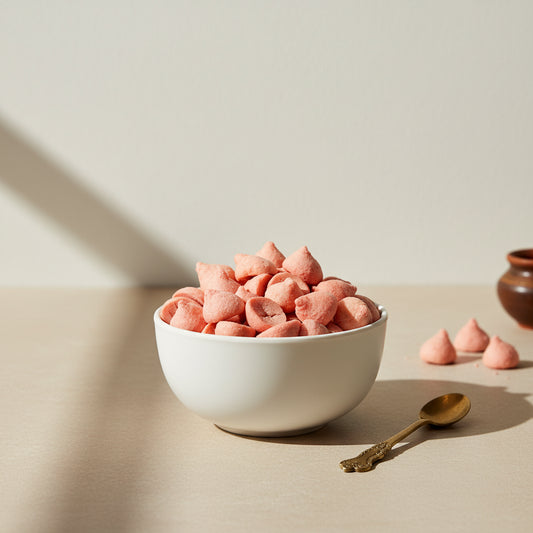 Masoor Dal Bori 100g - Authentic Sun-Dried Bengali Red Lentil Dumplings