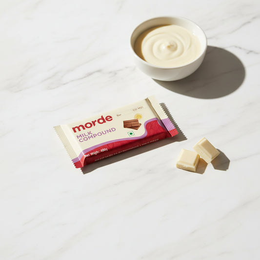 Morde Milk Compound 400gm - Premium milk chocolate compound for baking