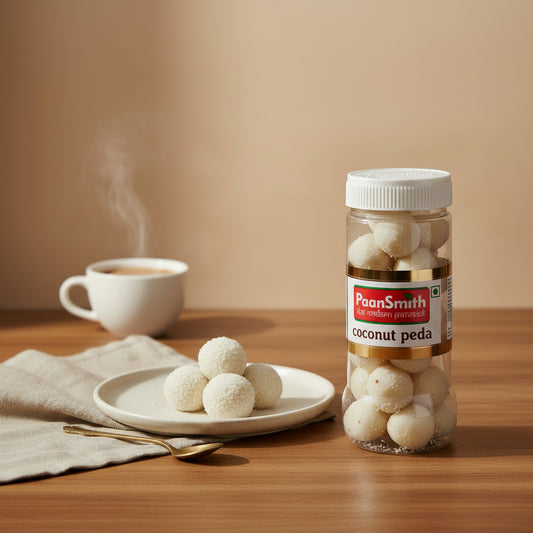 PaanSmith Coconut Peda 200g pack - sweet coconut mouth freshener