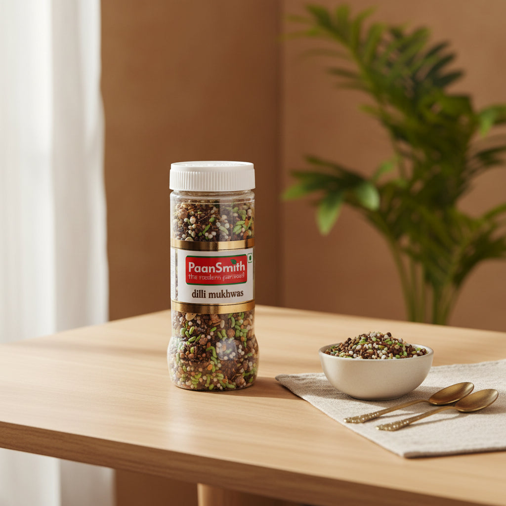 PaanSmith Dilli Mukhwas 220g pack - premium Delhi-style mouth freshener