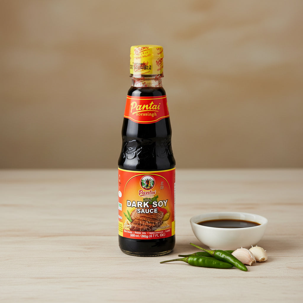 Pantai Norasingh Dark Soy Sauce 200ml bottle