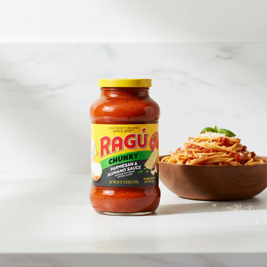 Ragu Chunky Parmesan & Romano Sauce 680g jar