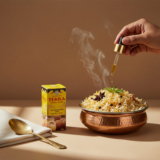 Tekka Meetha Attar 10g - Food-Grade Sweet Essence for Biryani and Desserts